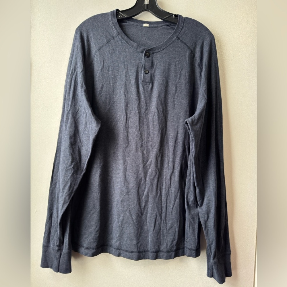 lululemon athletica Dark Blue Long Sleeve Henley